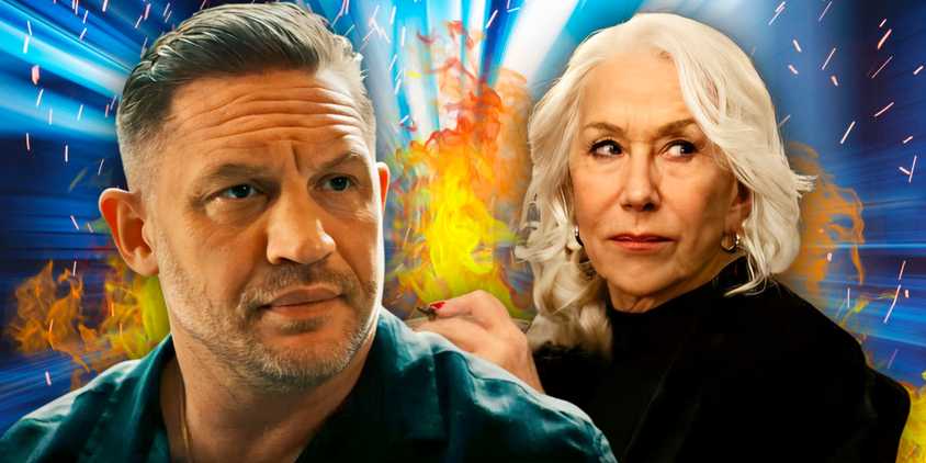 Tom Hardy and Helen Mirren from MobLand