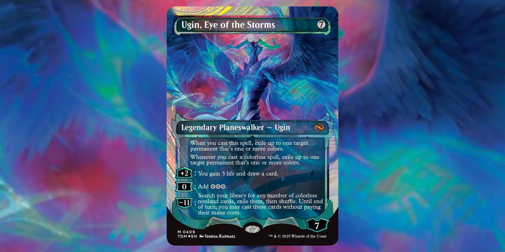 Ugin, Eye of the Storms Halo Foil card from Magic The Gathering