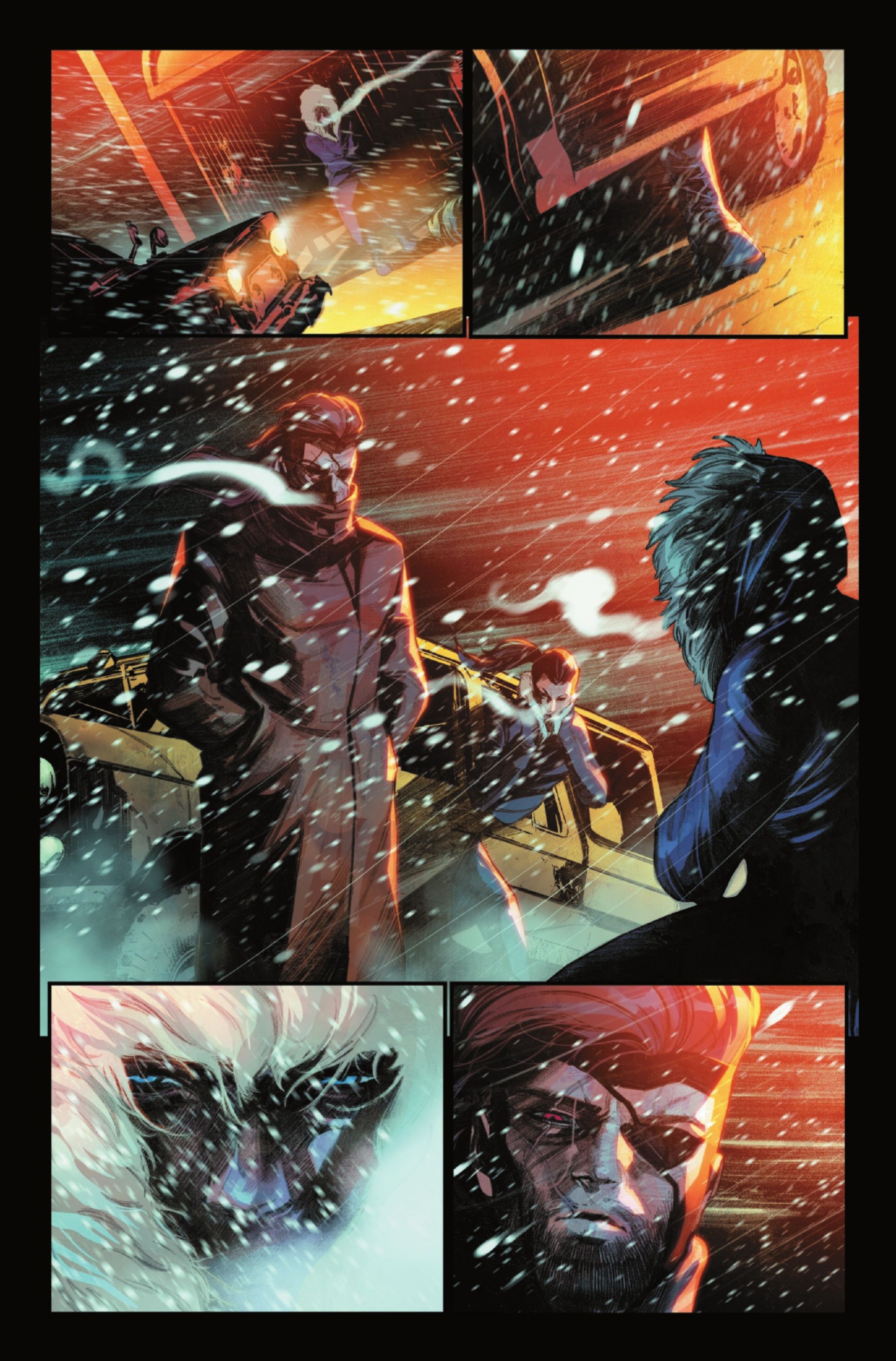Ultimate Wolverine #3 Gambit &amp; Kitty Pryde meet Black Widow