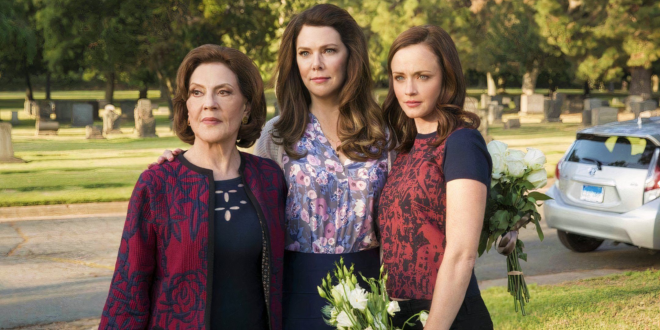 Emily, Lorelai, and Rory in Gilmore Girls