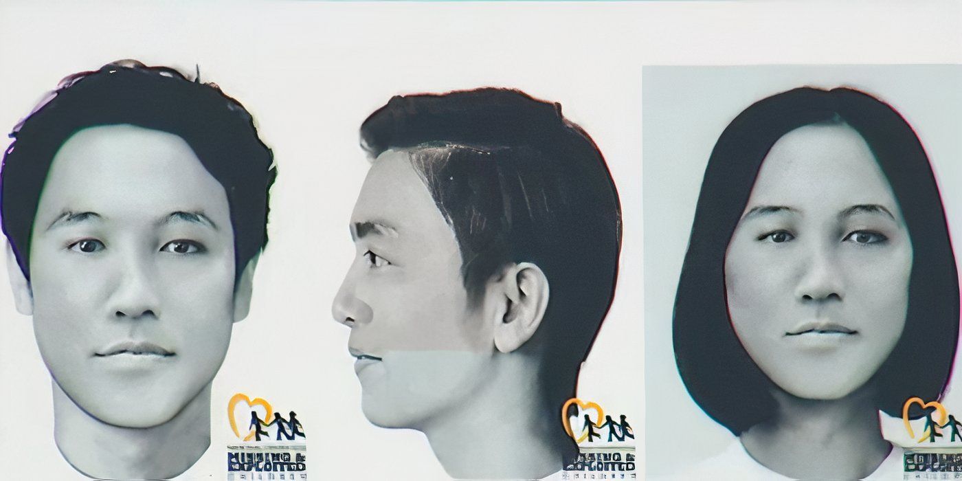 A forensic sketch of the person known as Asian Doe