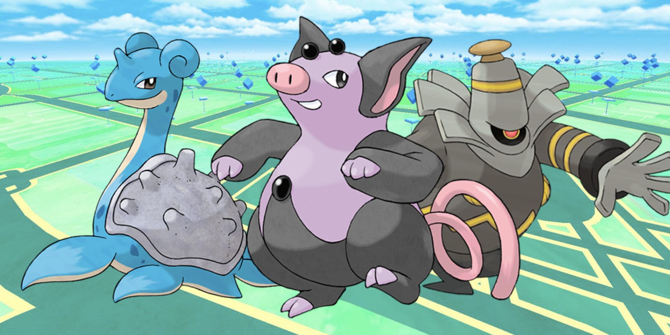 Grumpig Lapras and Dusknoir Pokemon GO