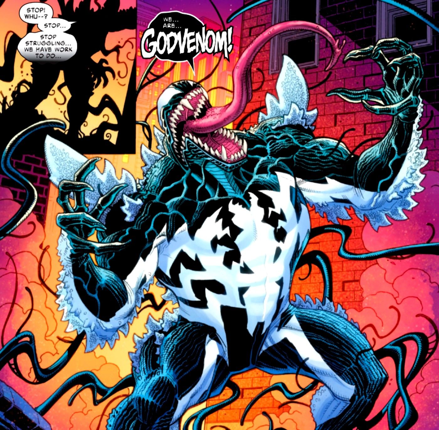 venom gets a godzilla upgrade as godvenom