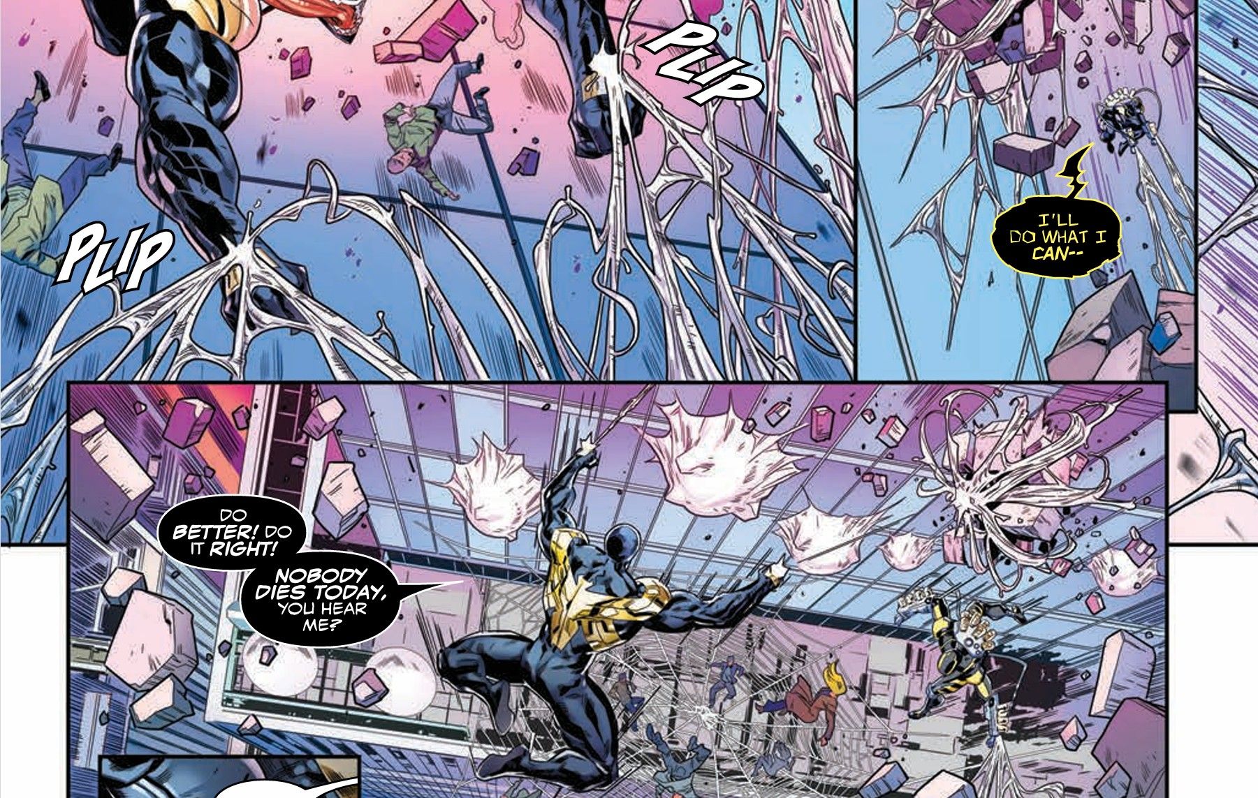Venom tells Sleeper that mobody dies today in All-New Venom #5