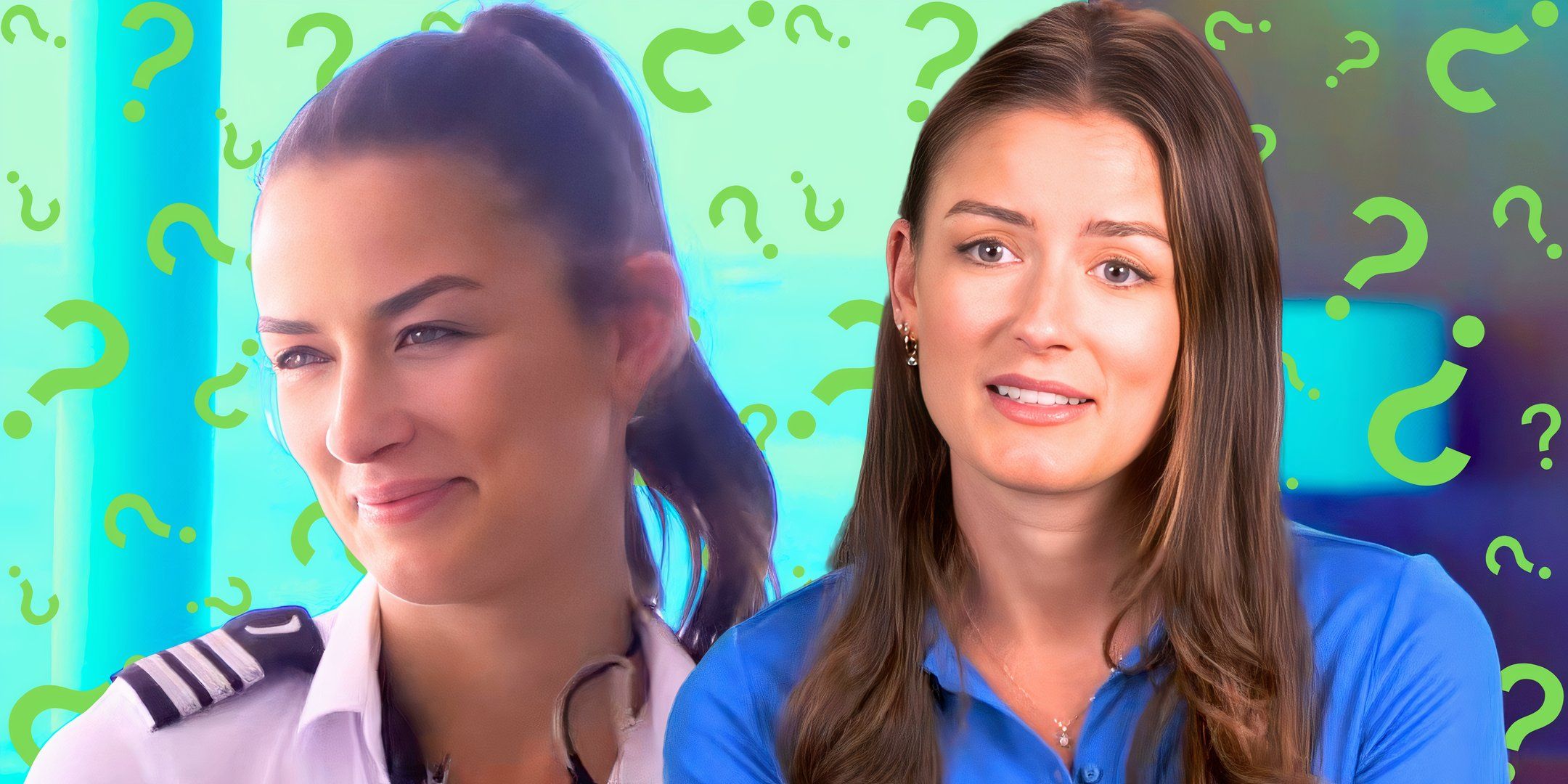 montage of Aesha Scott from Below Deck Mediterranean Season 9