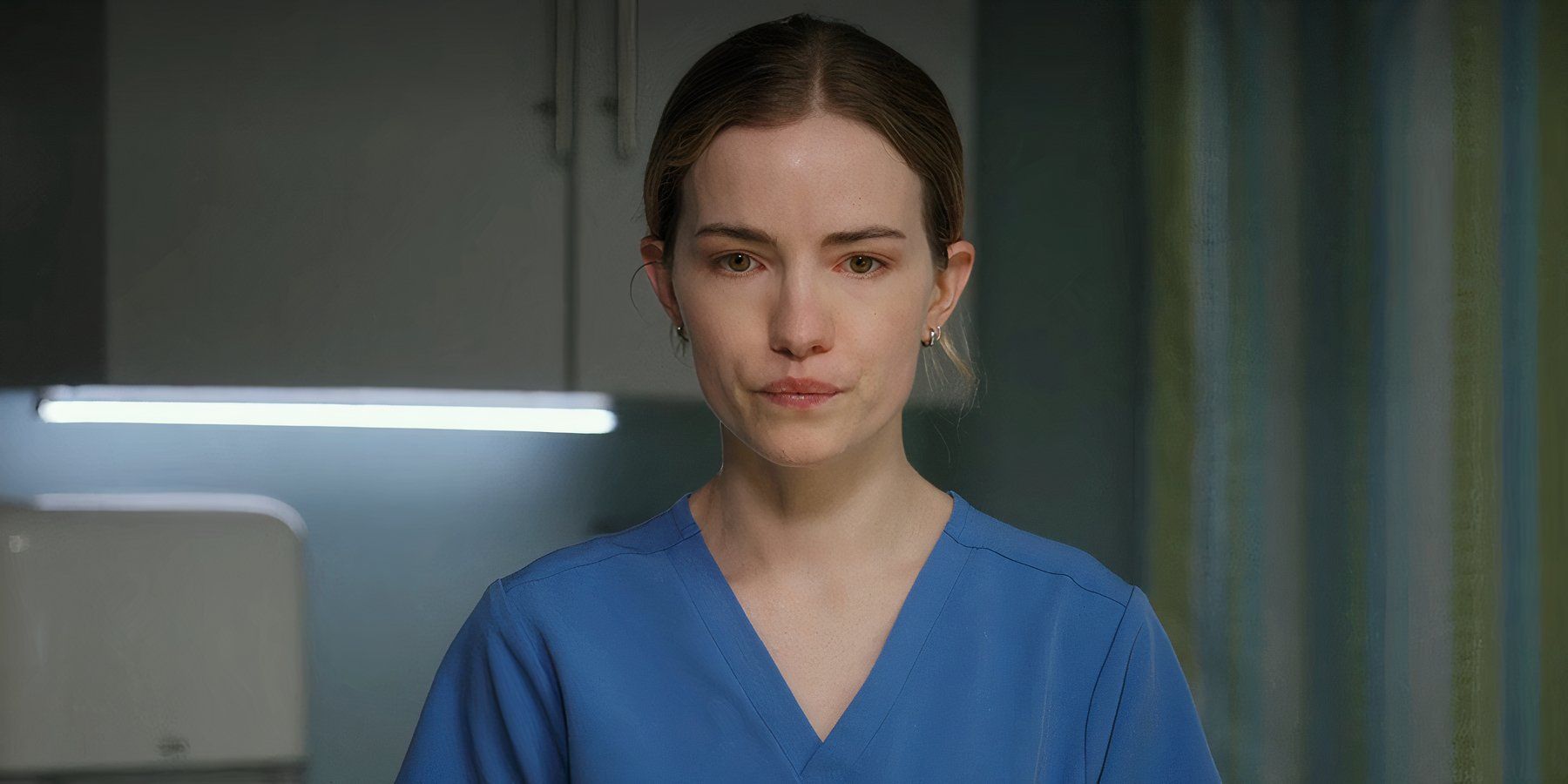 Willa Fitzgerald looking determined as Danny Simms in Pulse