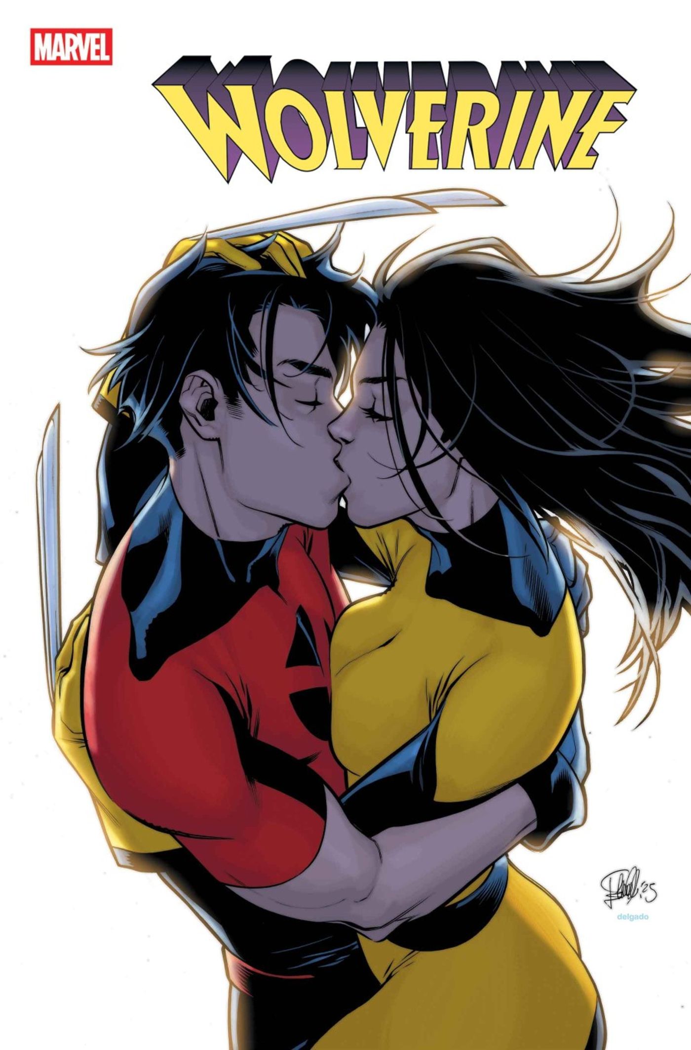 Wolverine #7 Cover with Wolverine Laura Kinney and Hellion