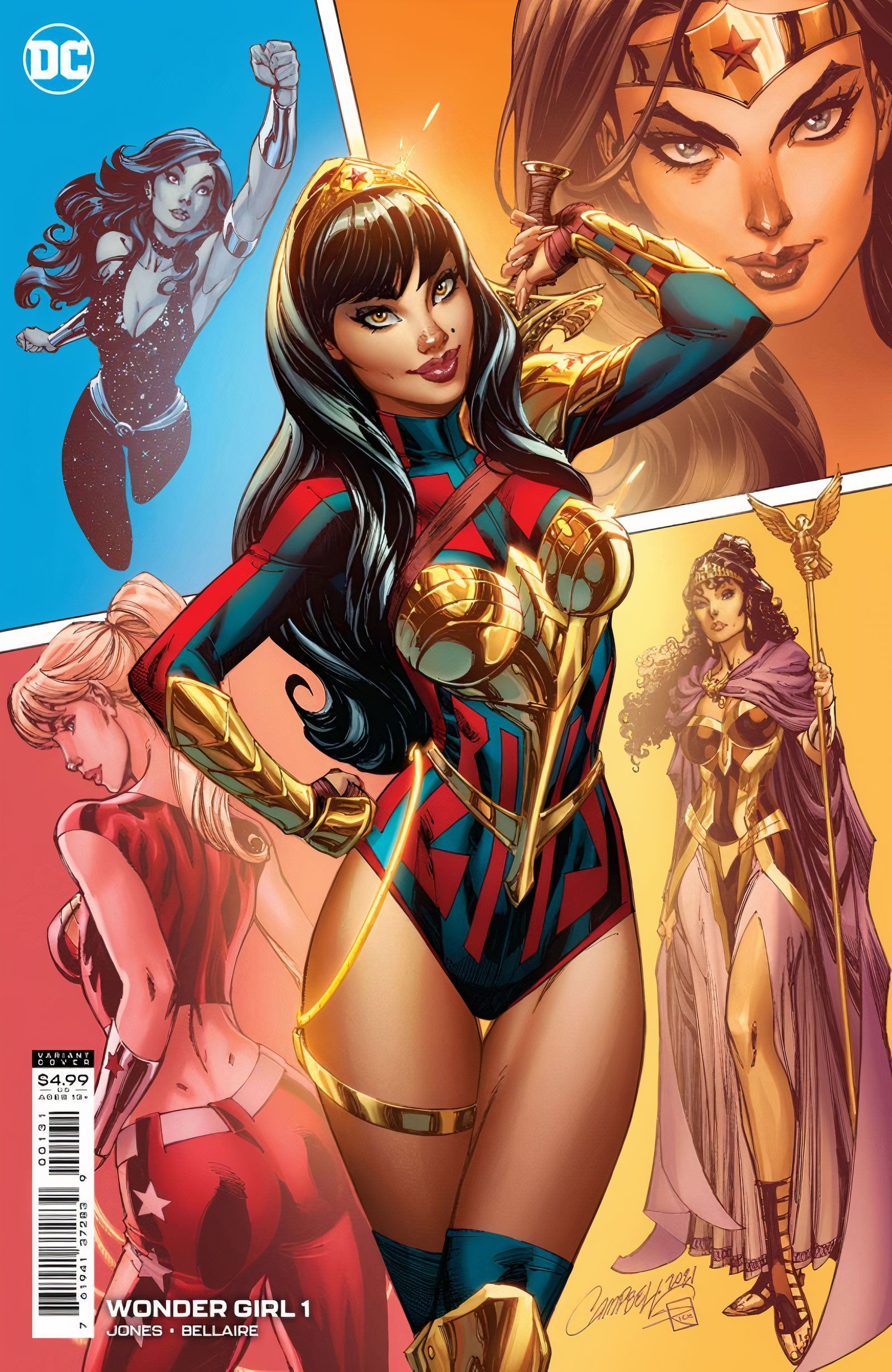 Wonder Girl #1 variant cover yara flor