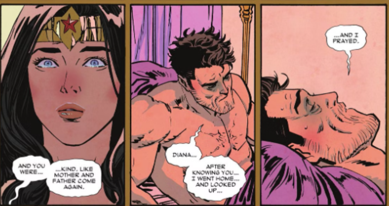 Wonder Woman #20 Batman praying 2-1