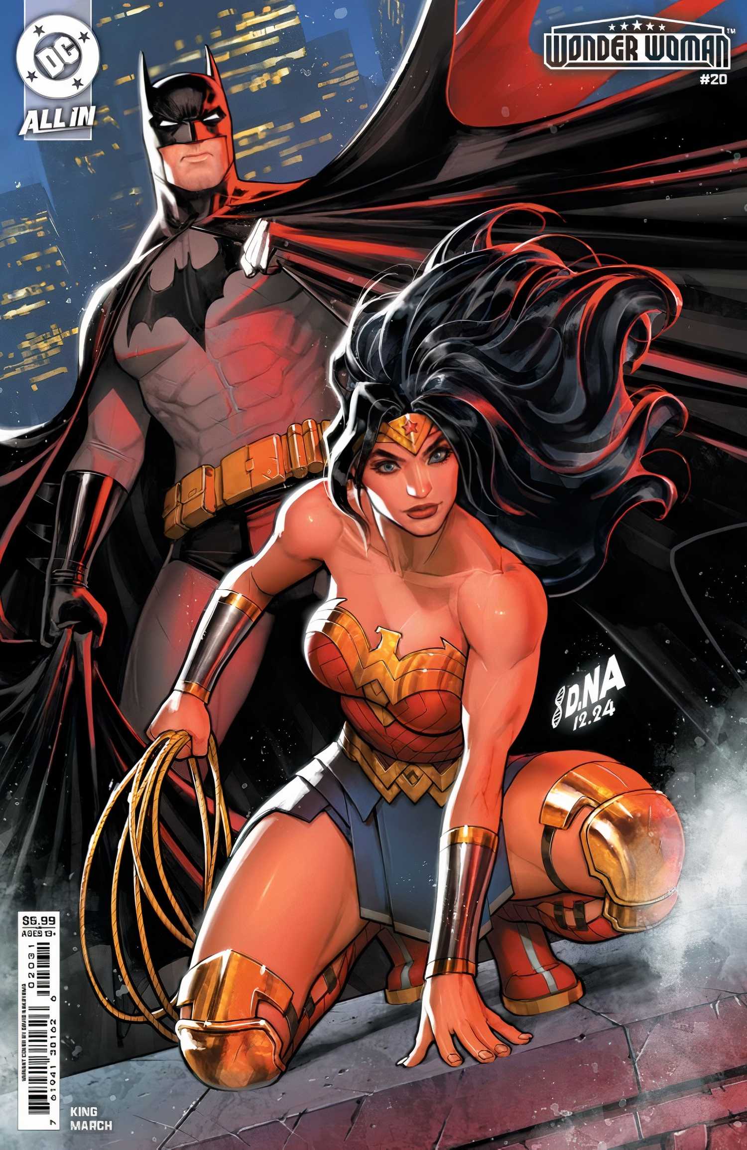 Wonder Woman #20 variant cover batman
