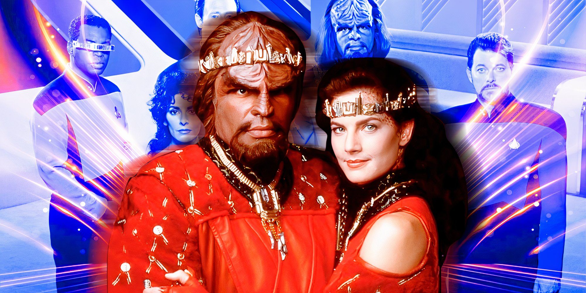 Why No One From Star Trek: The Next Generation Attended Worf’s Deep Space Nine Wedding