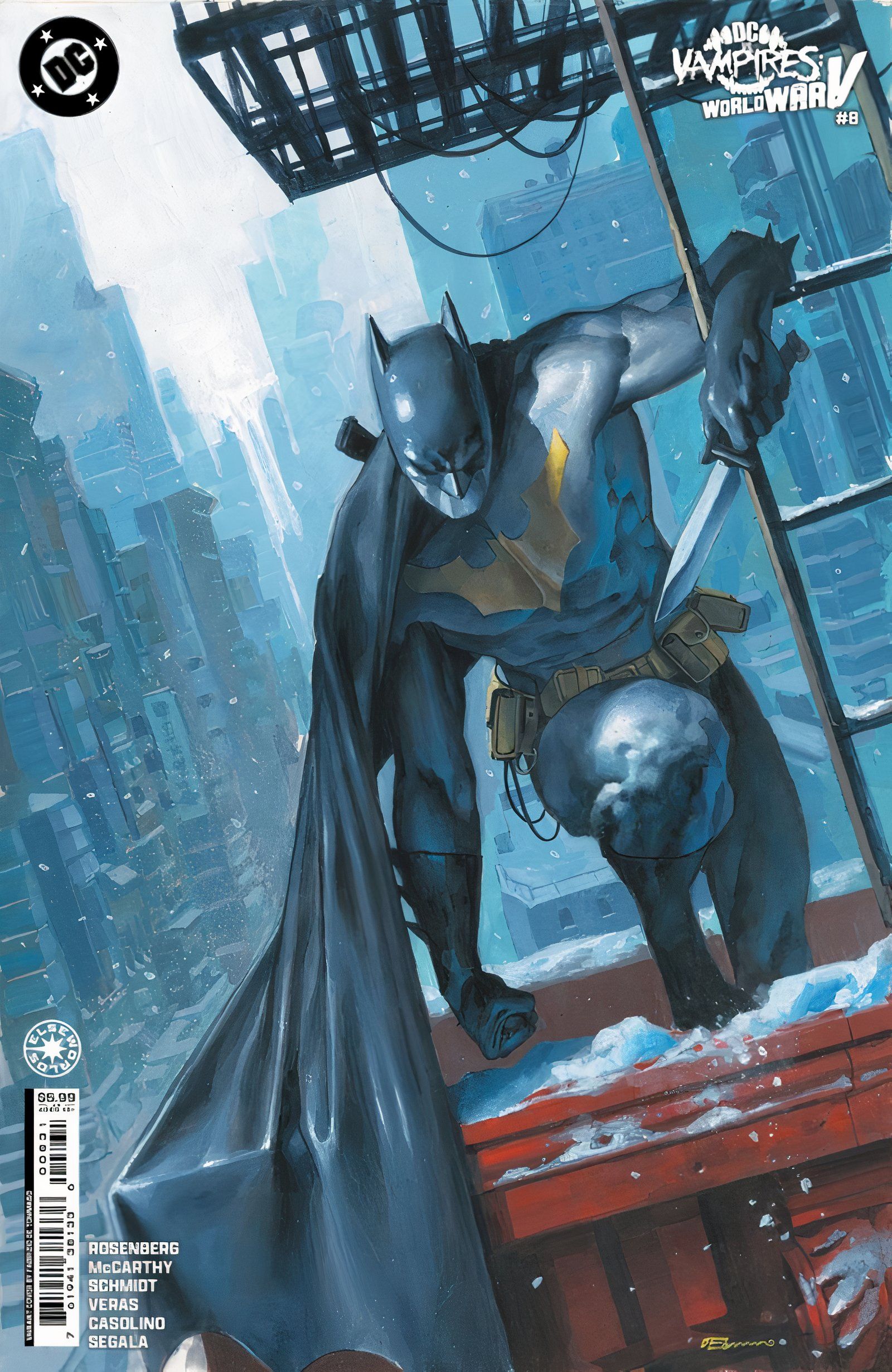 World War v #8 variant cover batman