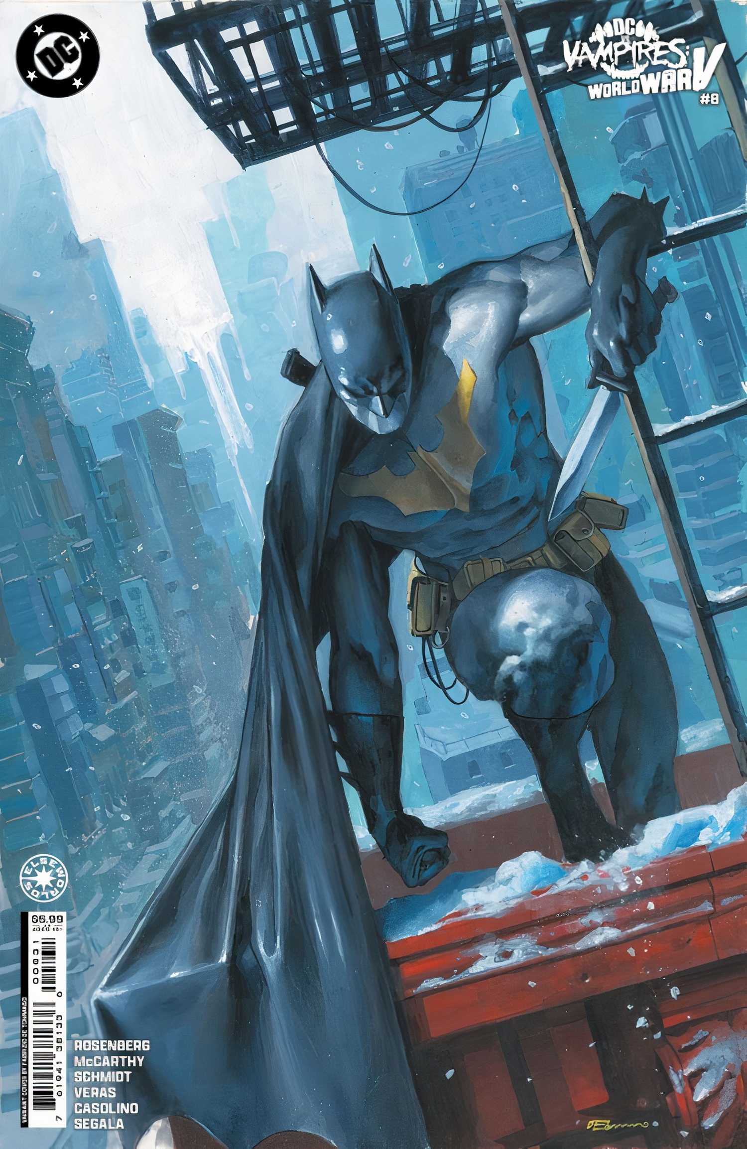 World War v #8 variant cover batman