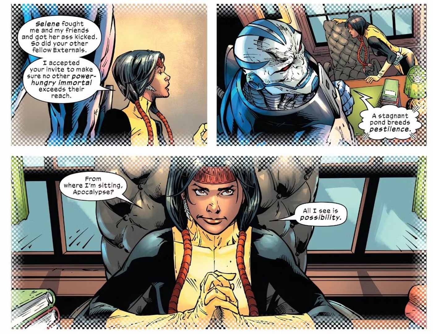 X-MEN&rsquo;S APOCALYPSE RESPECTS DANI MOONSTAR