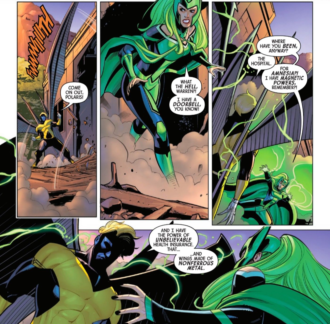 X-MEN&rsquo;S ARCHANGEL NEW POWERS VS POLARIS