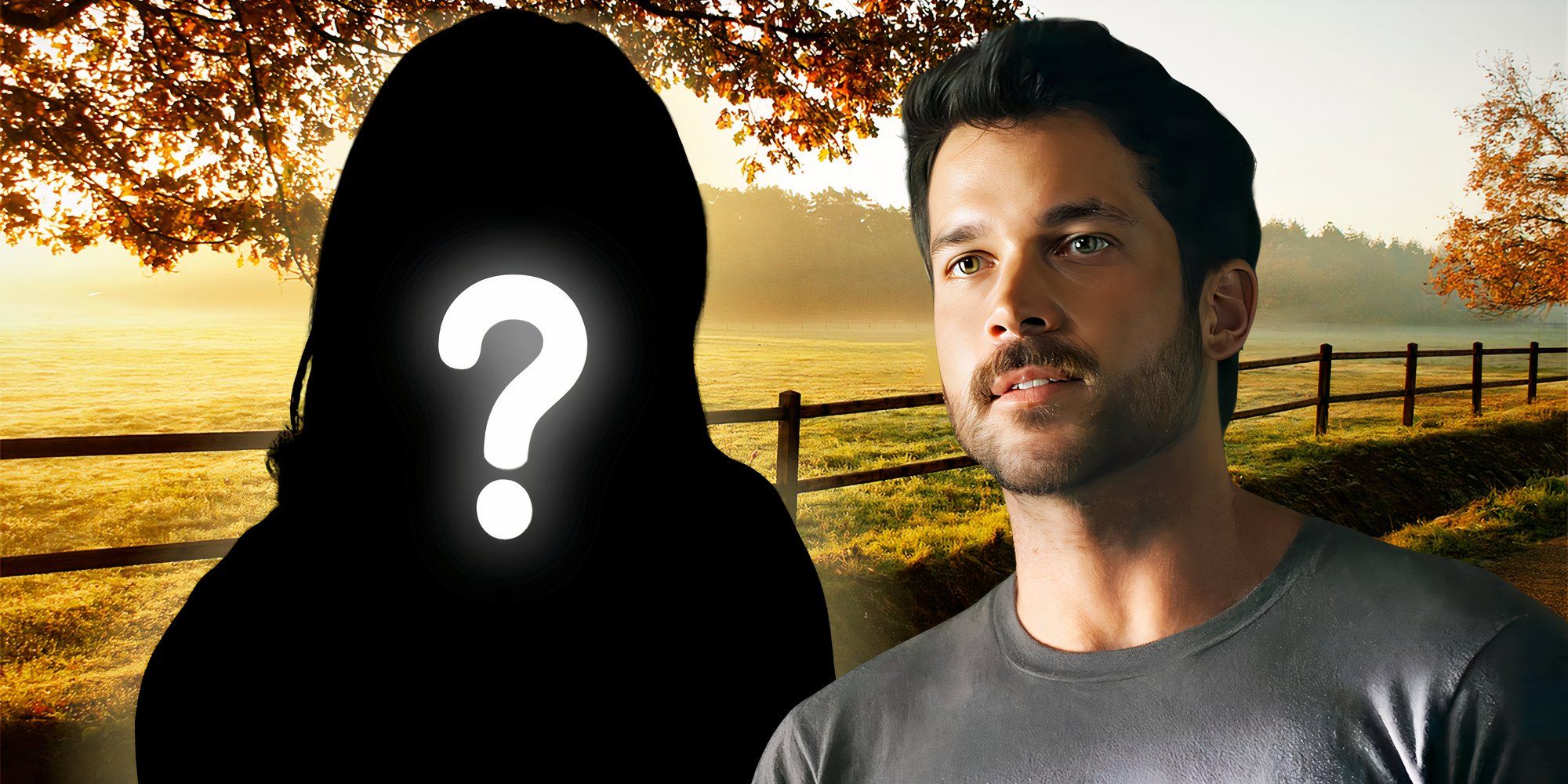 Yancy Grey and a silhouette with a question mark