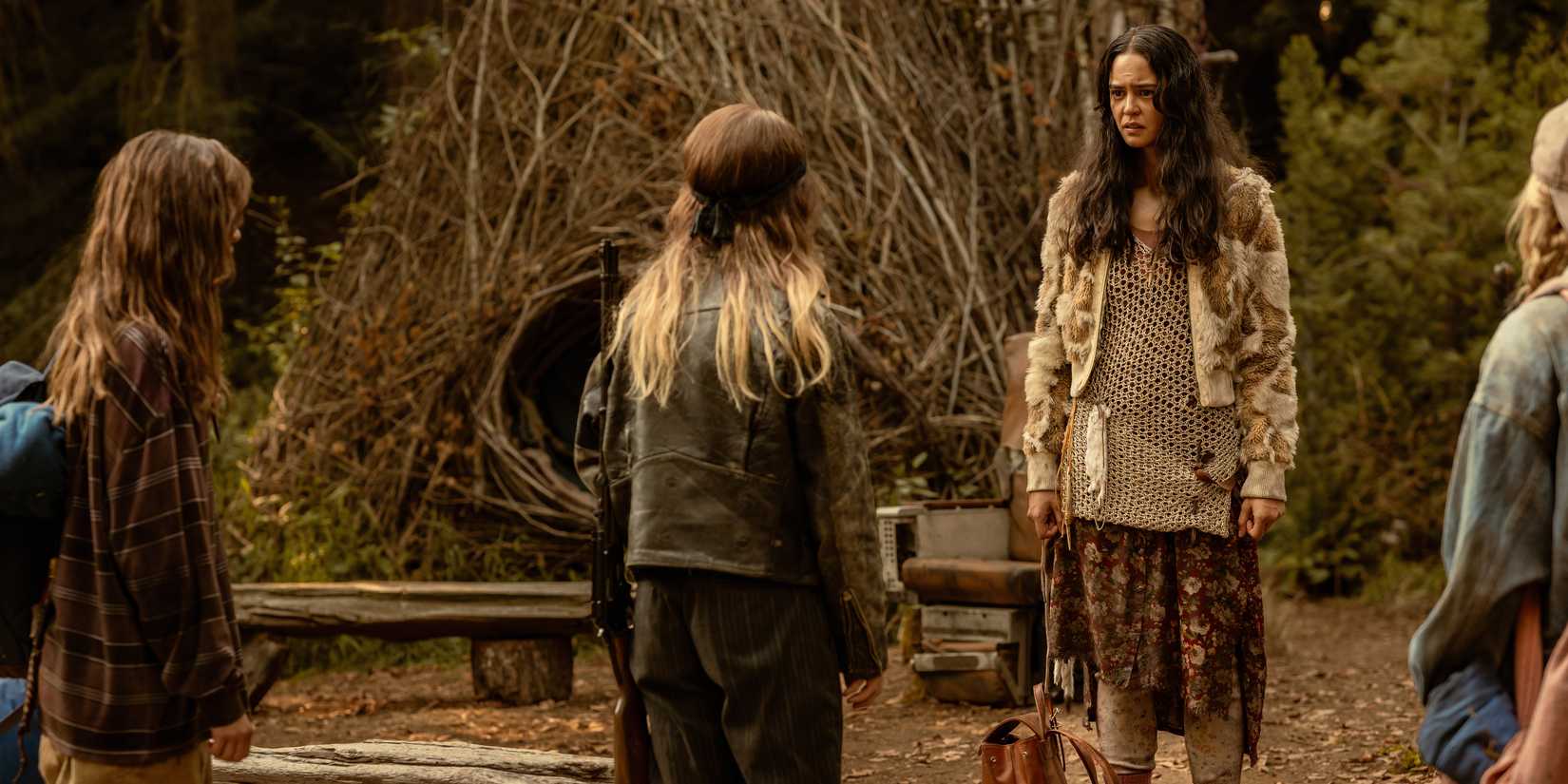 Yellowjackets in the woods in season 3