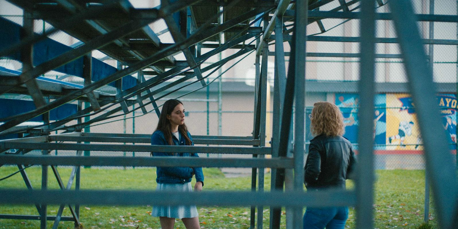 Misty confronts Callie underneath the stairs at her school in Yellowjackets Season 3 Ep 10