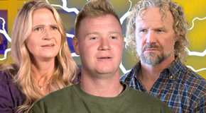 side by side image of sister wives christine, paedon, kody brown