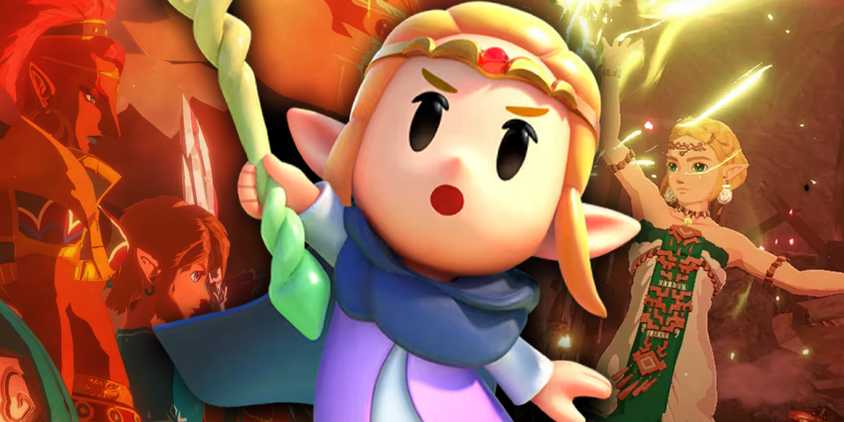 Zelda from various zelda games