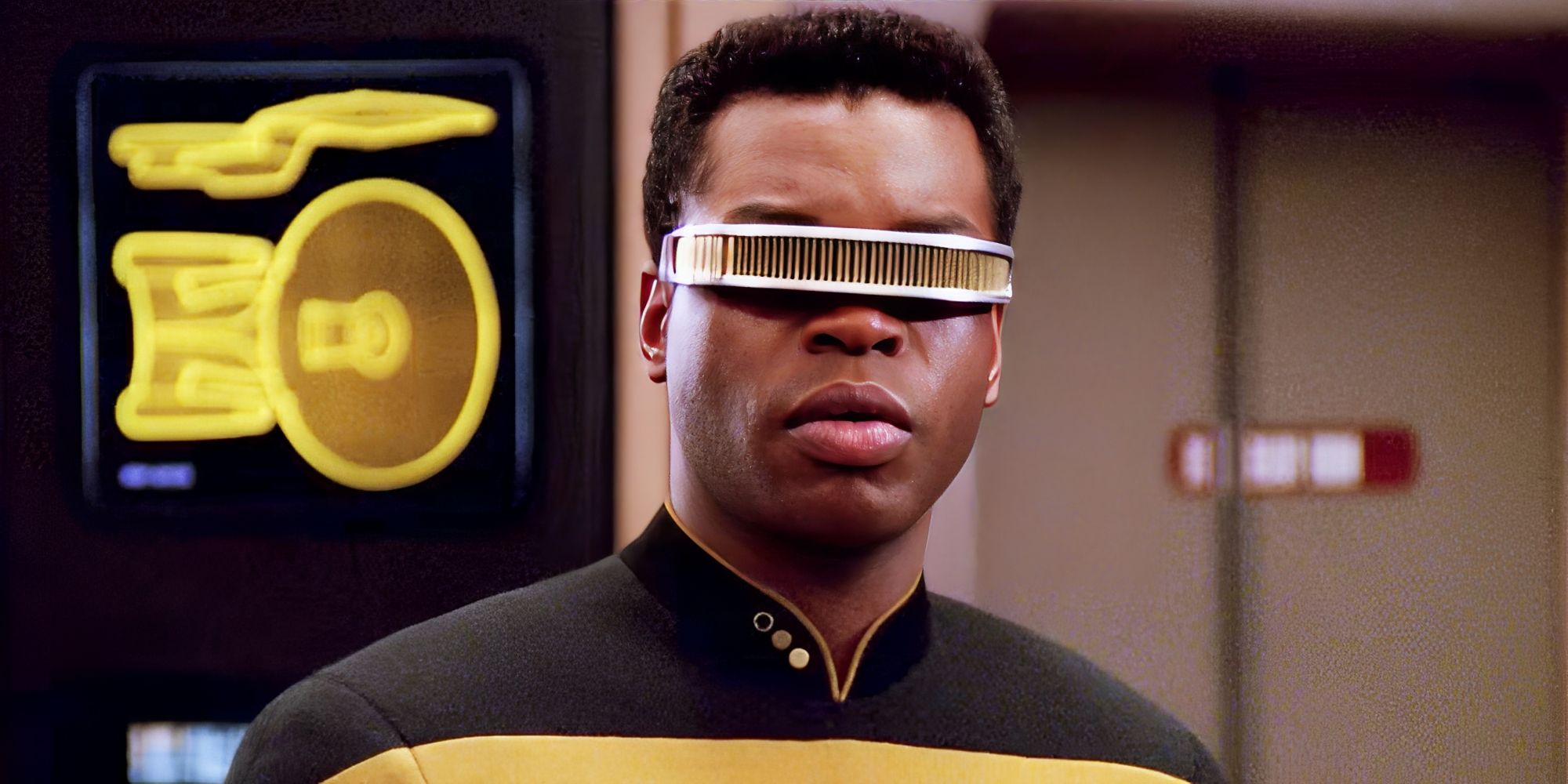 LeVar Burton as Geordi La Forge in Star Trek TNG