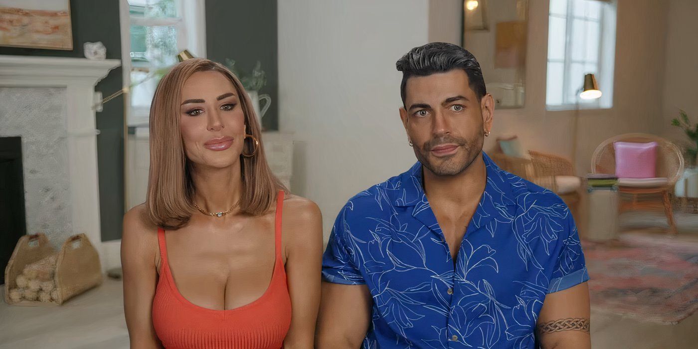 90 Day Fiance's Shekinah Garner and Sarper Güven sitting side by side in a confessional