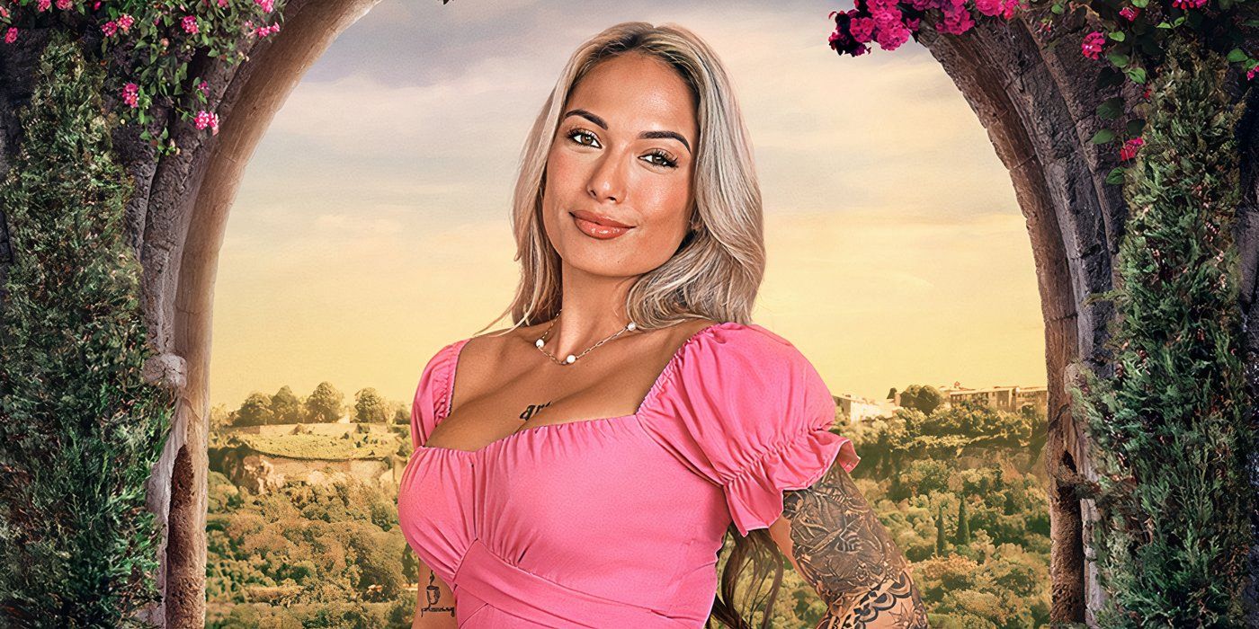 Lexee Berdiago de Vanderpump Villa vistiendo rosa en un tiro promocional