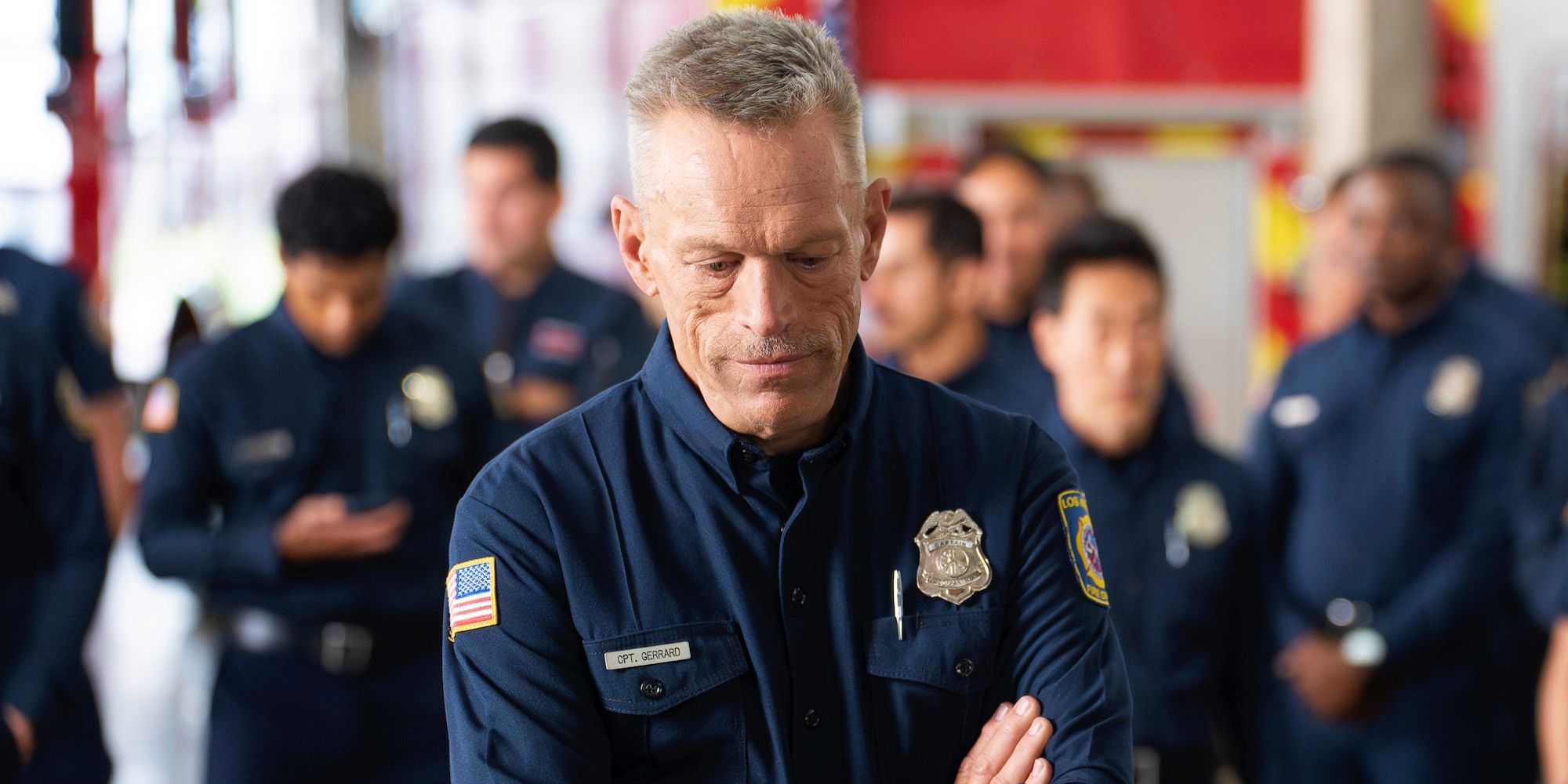 Brian Thompson as Vincent Gerrard in 9-1-1 season 8, episode 16.
