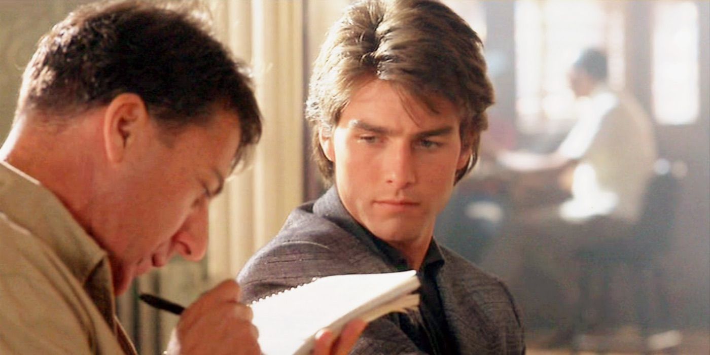Dustin Hoffman and Tom Cruise in Rain Man