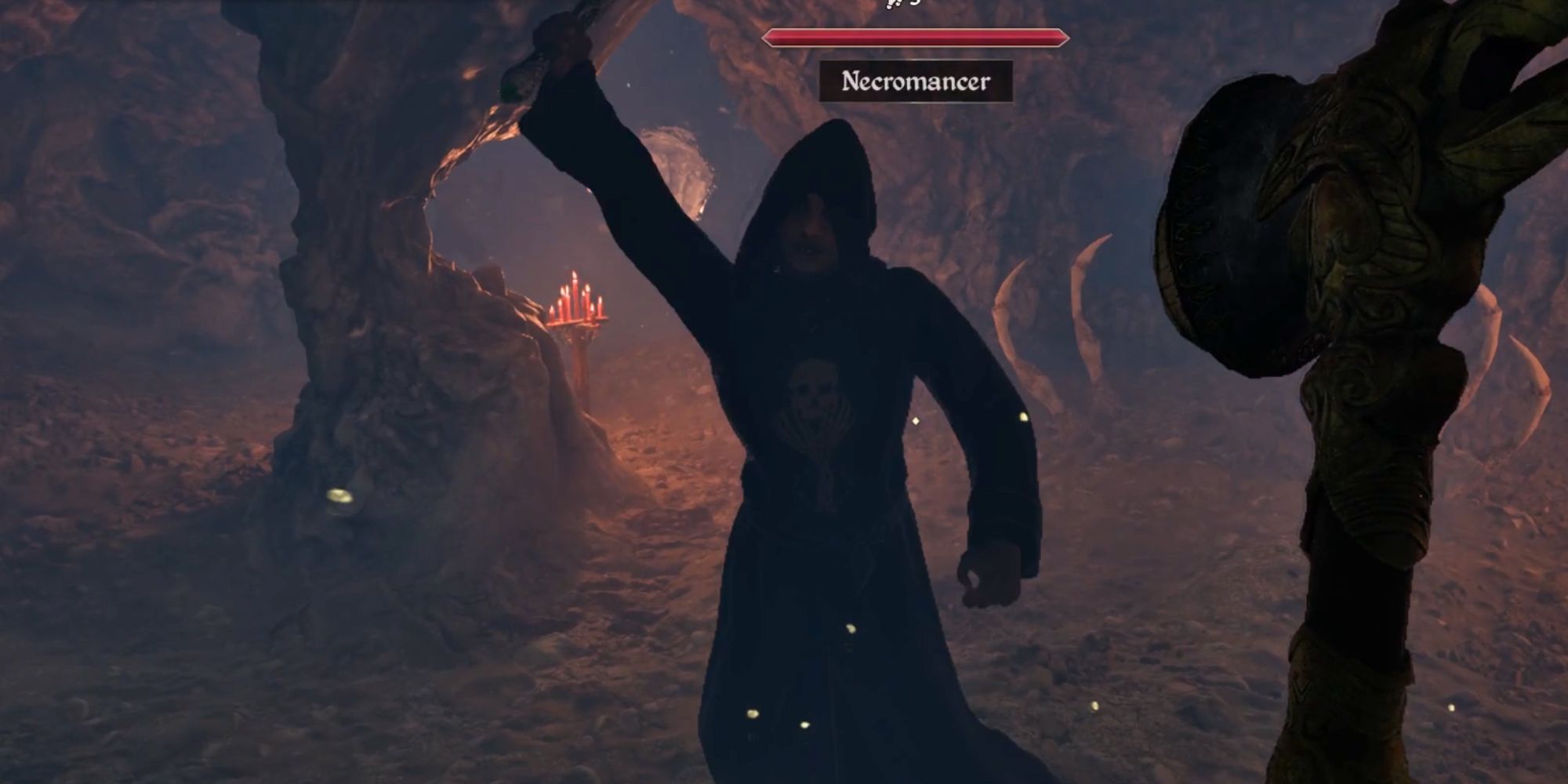 Necromante in azione in Oblivion Remastered