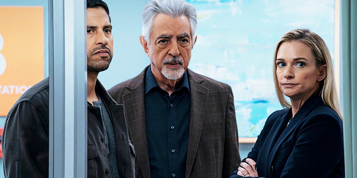 Adam Rodriguez as Luke Alvez, Joe Mantegna as David Rossi, and A.J. Cook as Jennifer ‘JJ’ Jareau in Criminal Minds: Evolution