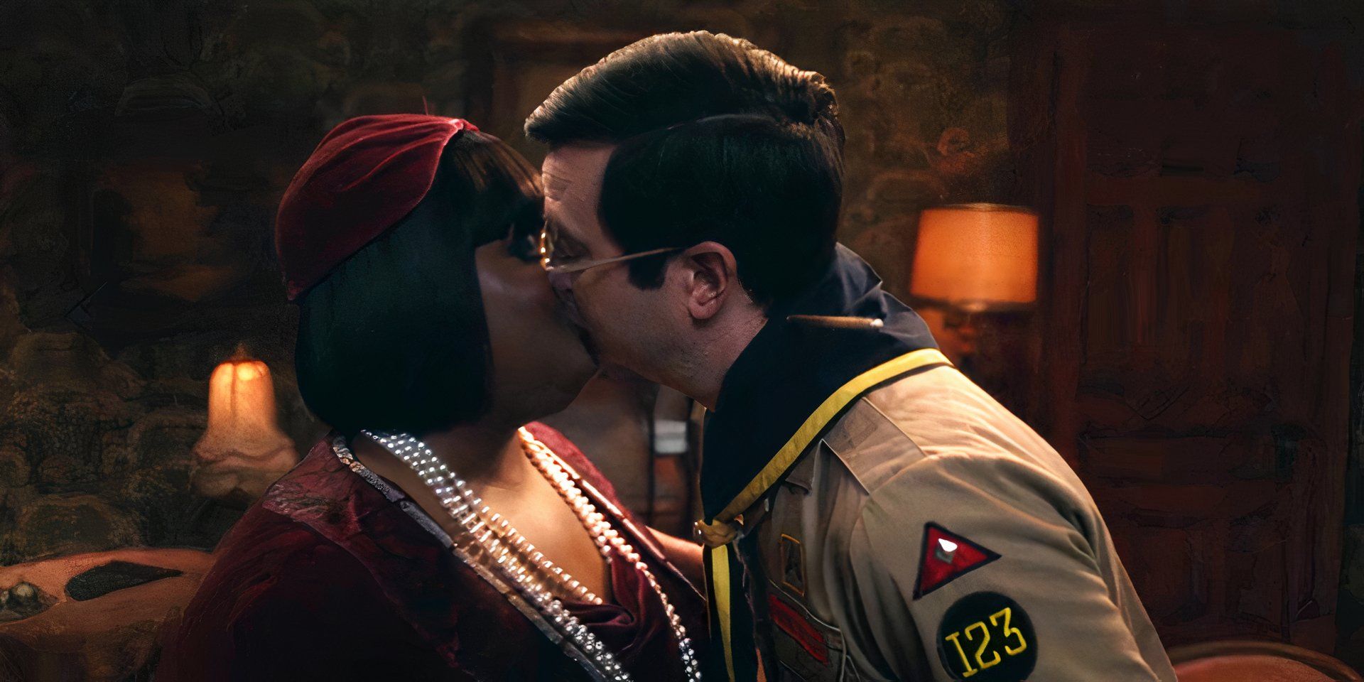 Alberta and Pete kiss in Ghosts season 4 finale(1)