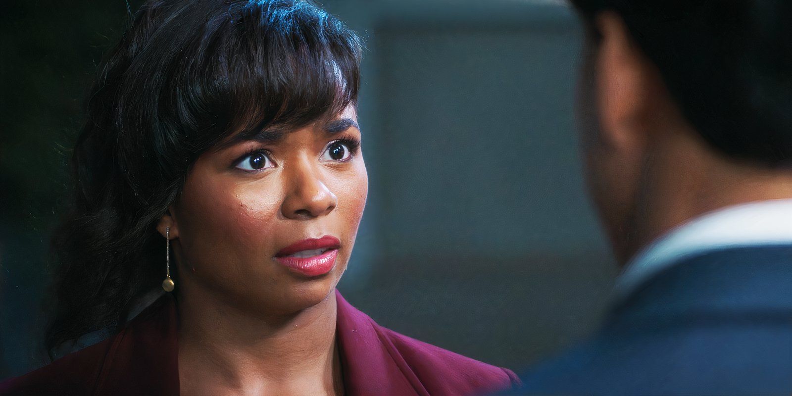 Alexis Floyd as Simone and Niko Terho as Lucas in Grey's Anatomy season 21, episode 17