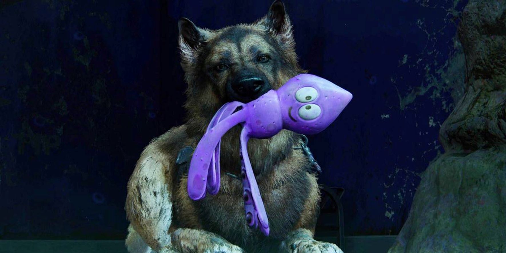 Alice with an octopus toy in The Last of Us Part II