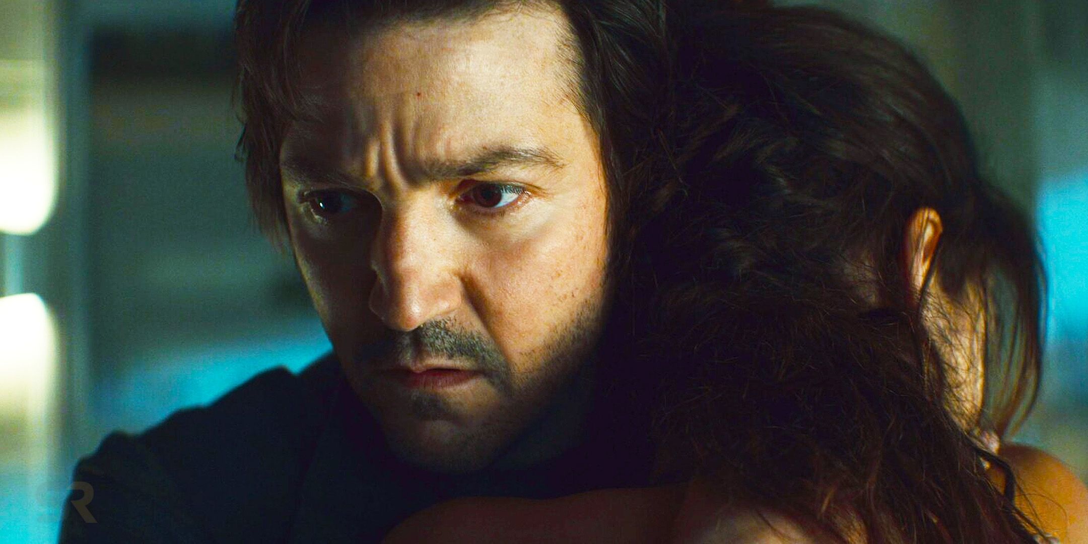 Cassian Andor hugging Bix Caleen in Andor season 2