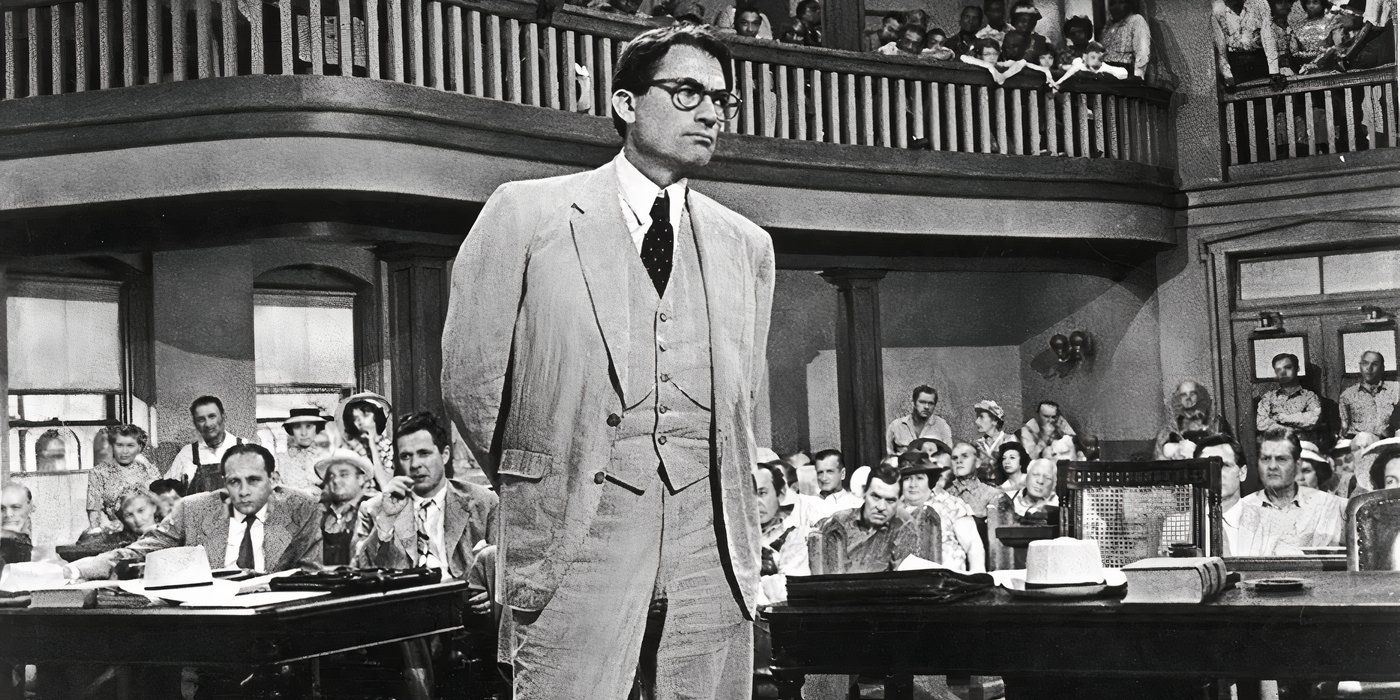 Gregory Peck as Atticus Finch in To Kill a Mockingbird