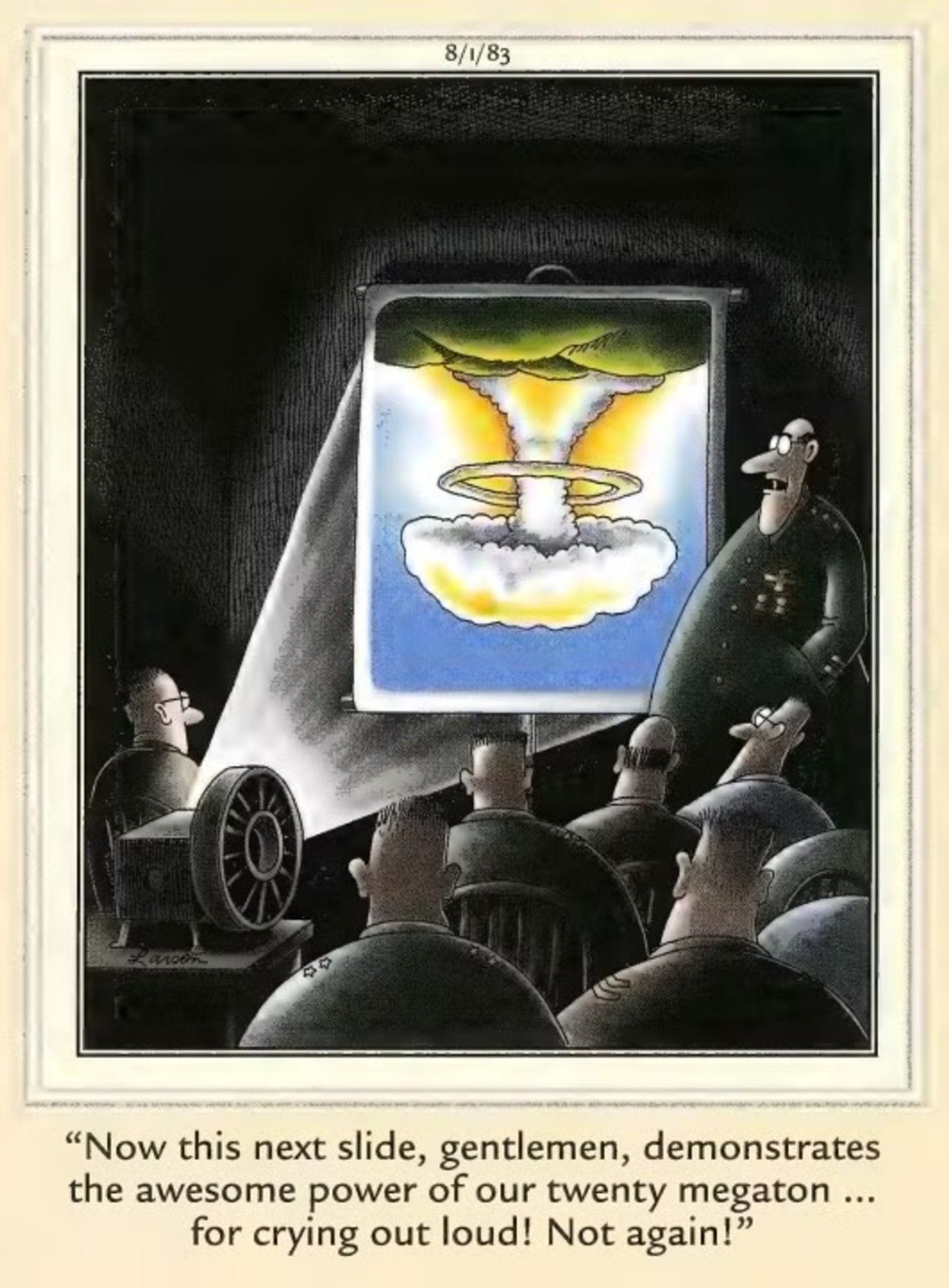 1 de agosto de 1983 The Far Side Comic