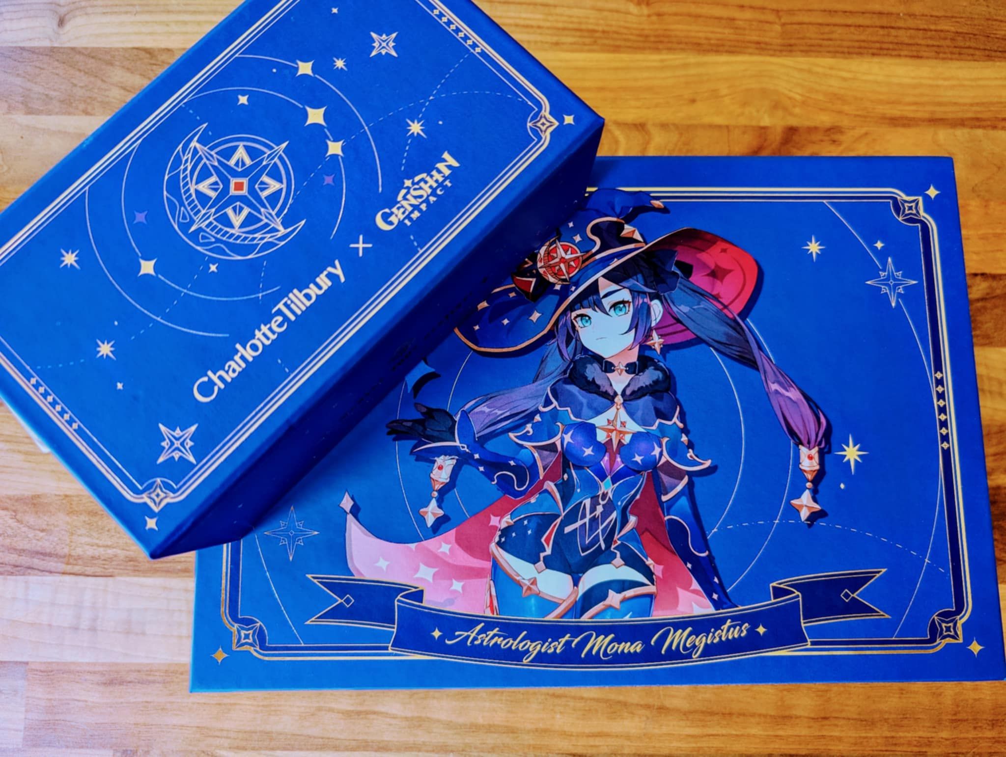 Genshin Impact x Charlotte Tilbury collection packaging