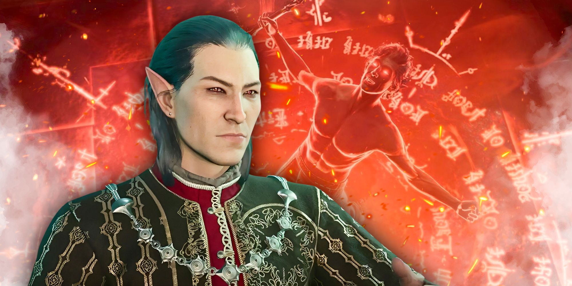 Baldur's Gate 3 - Cazador at the ritual of profane ascension