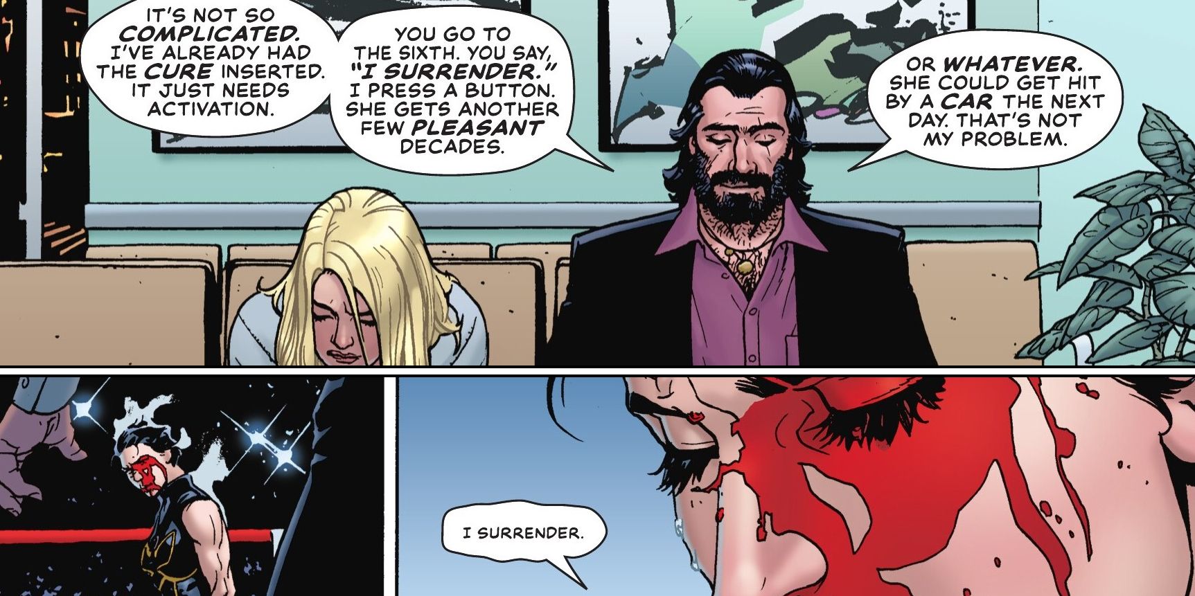 black-canary-surrenders-to-throw-fight-vs-lady-shiva Confirmado! O lutador mais mortal de DC foi coroado da maneira mais brutal