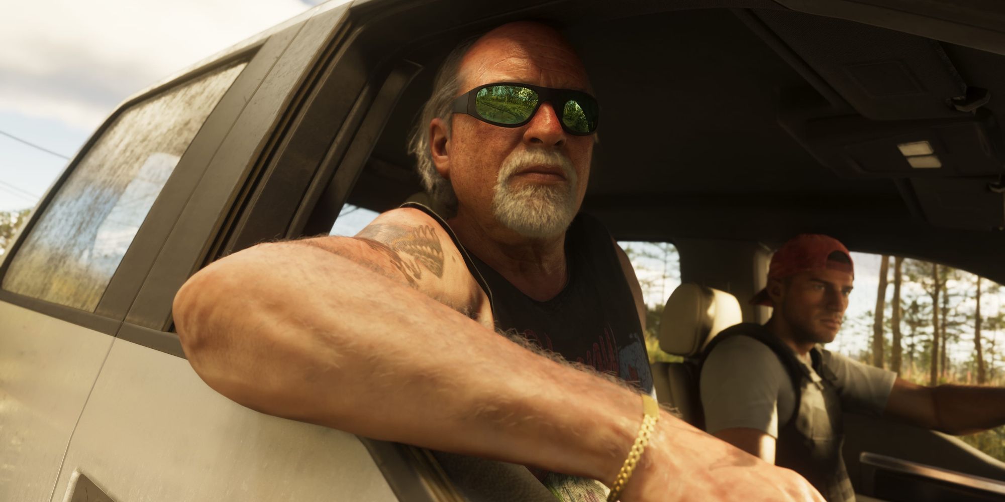 Brian Heder riding passenger while Jason drives in GTA 6