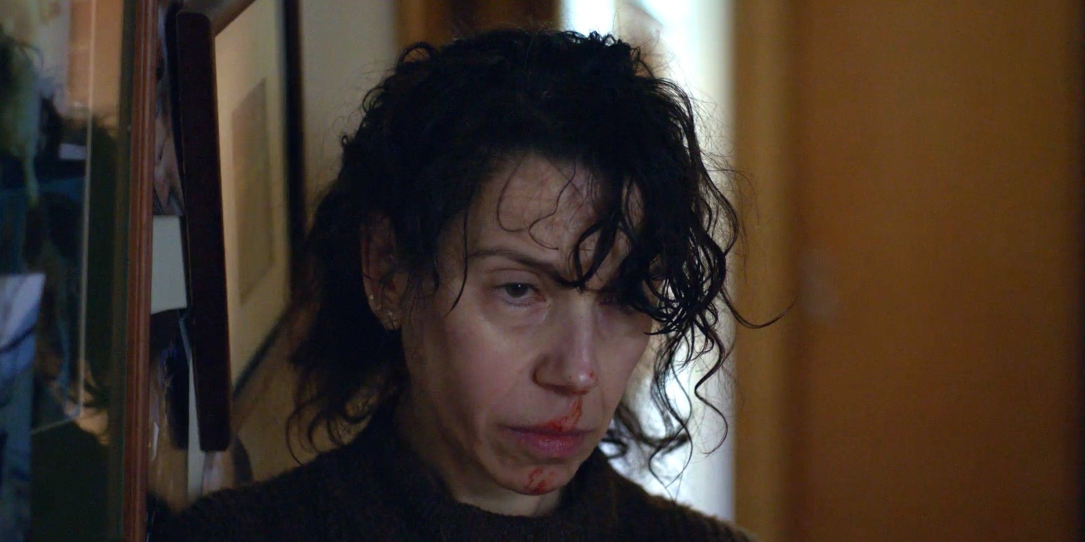 Sally Hawkins looking bedraggled in Bring Her Back