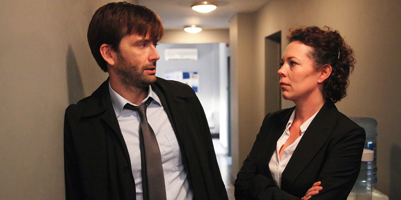 David Tennant and Olivia Colman in Broadchurch season 1 