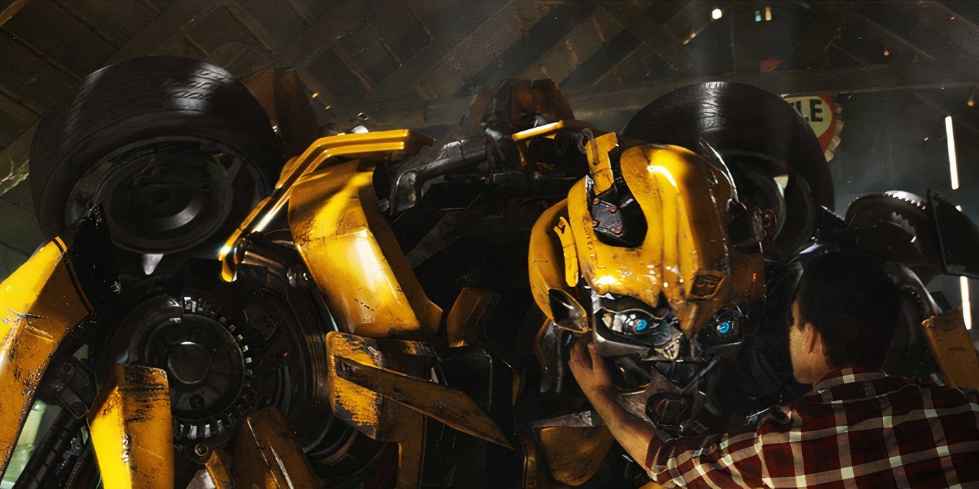 Sam Witwicky and Bumblebee in Transformers