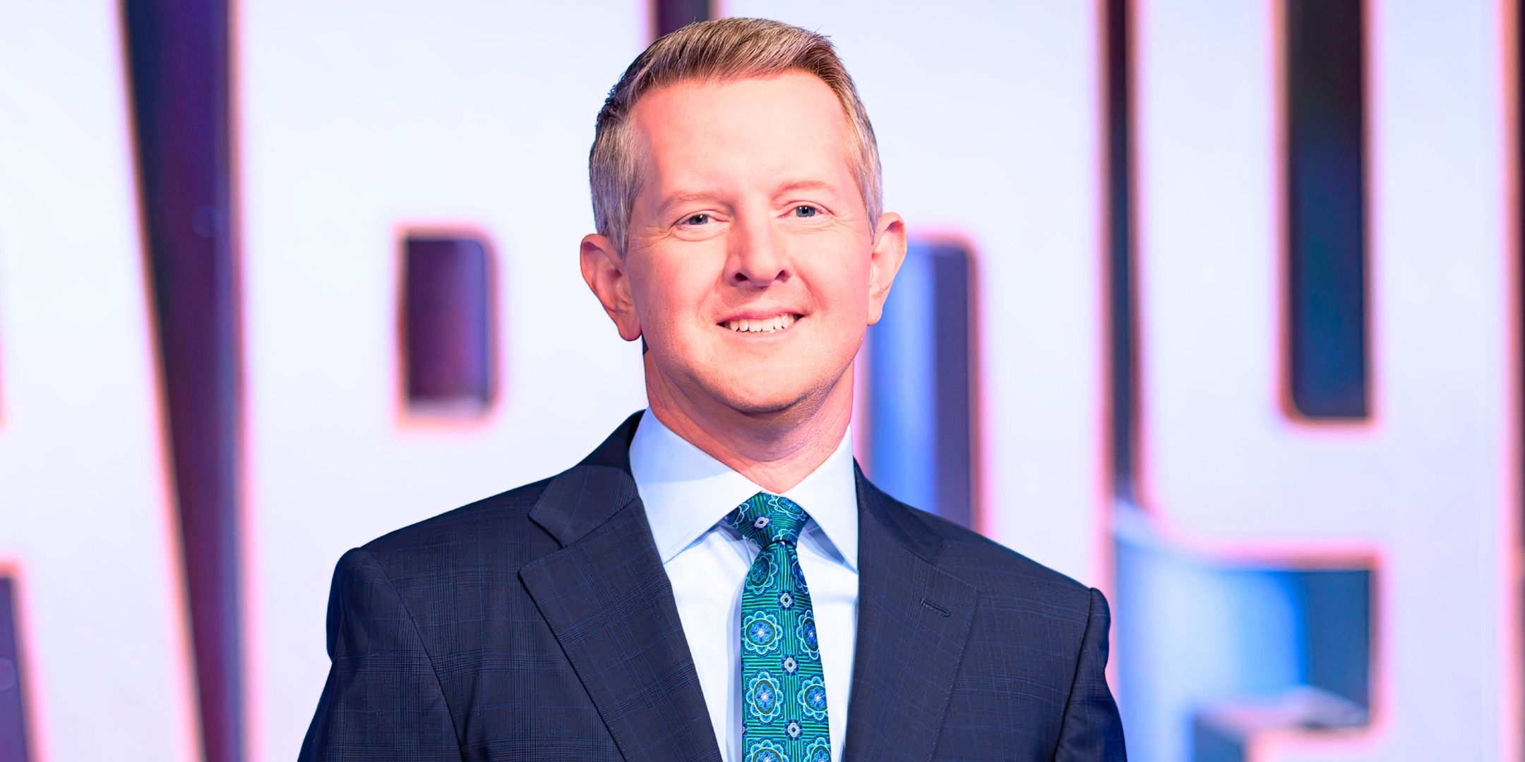 Celebrity Jeopardy Host Ken Jennings close up smiling
