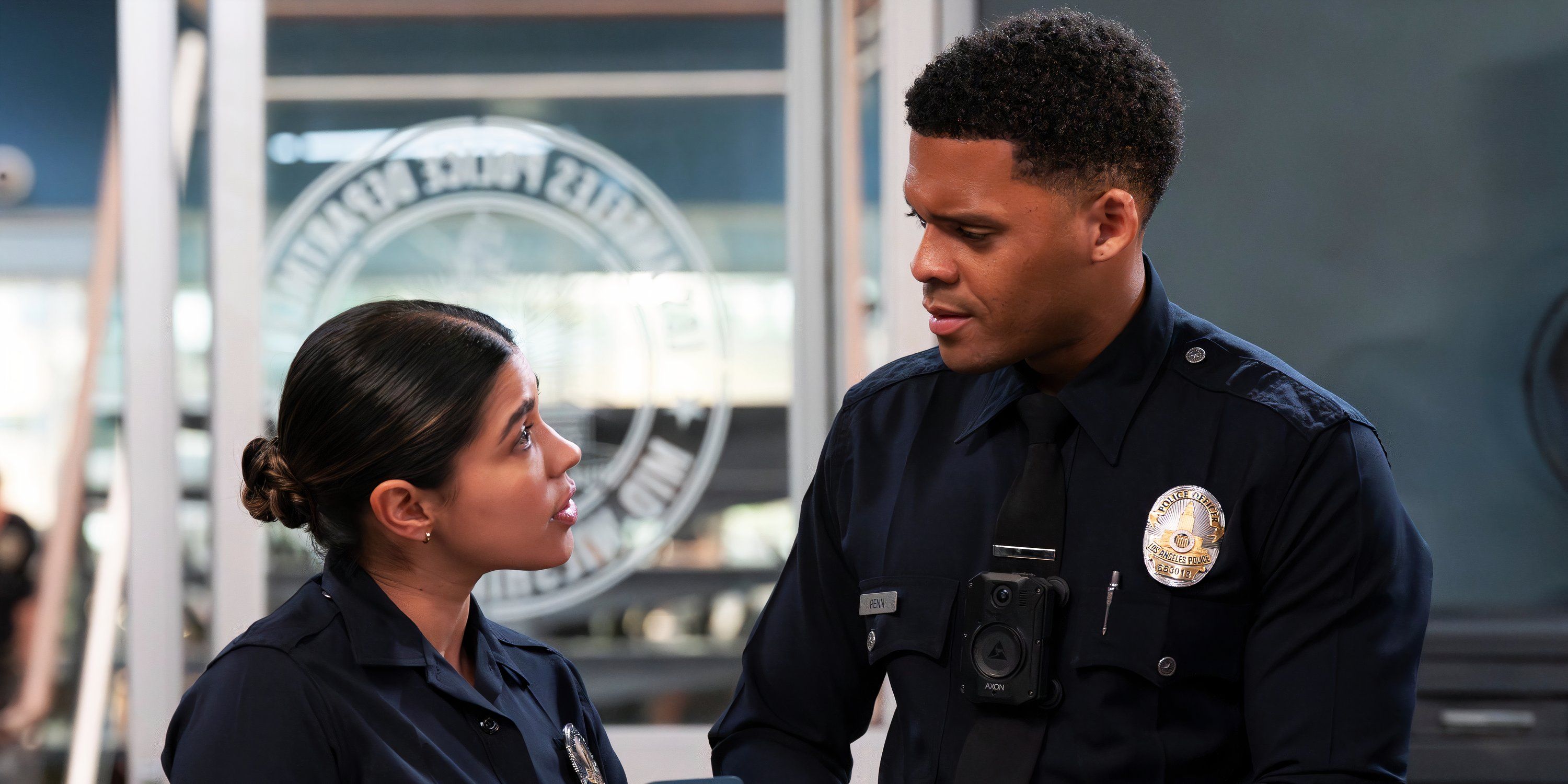 Celina and Miles in The Rookie season 7 finale