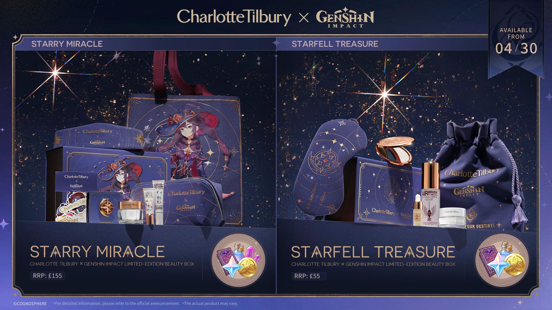 Charlotte Tilbury x Genshin Impact promo image