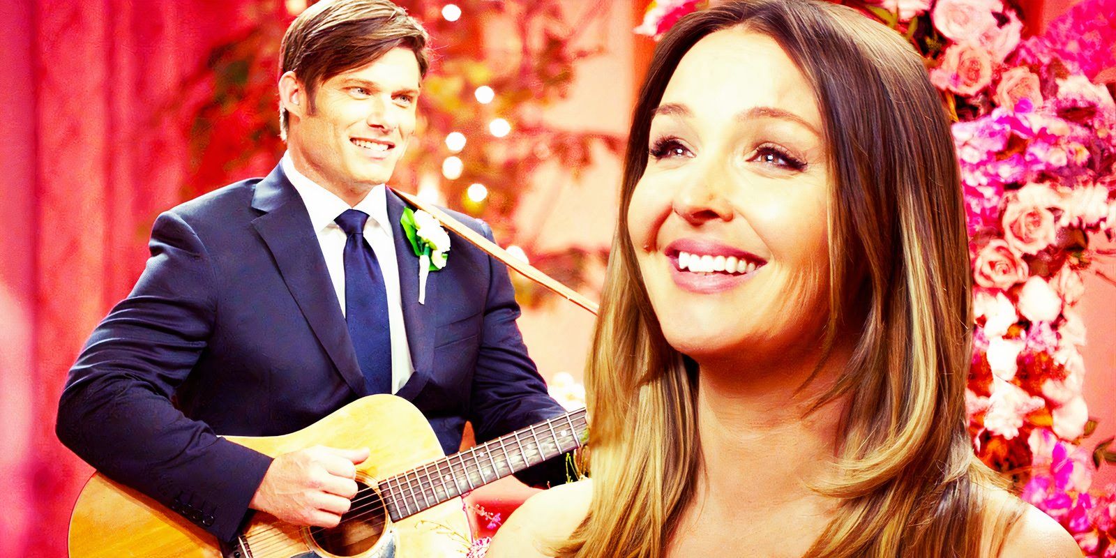 Chris Carmack as Atticus Lincoln and Camilla Luddington as Jo Wilson in Grey's Anatomy season 21 episode 17