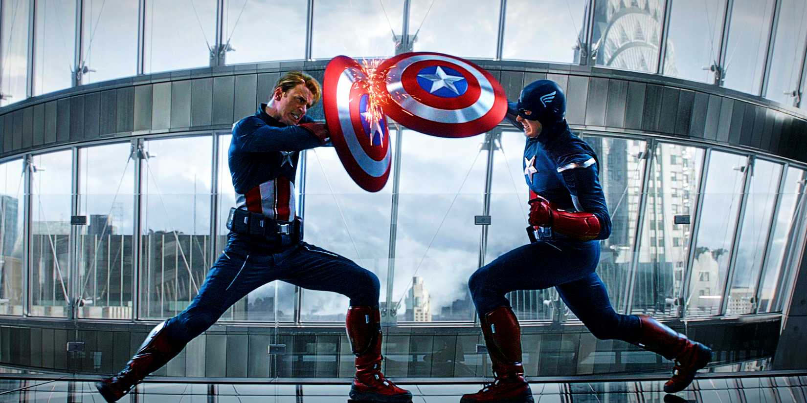 Chris Evans' Steve Rogers fights a Captain America variant in Avengers_ Endgame