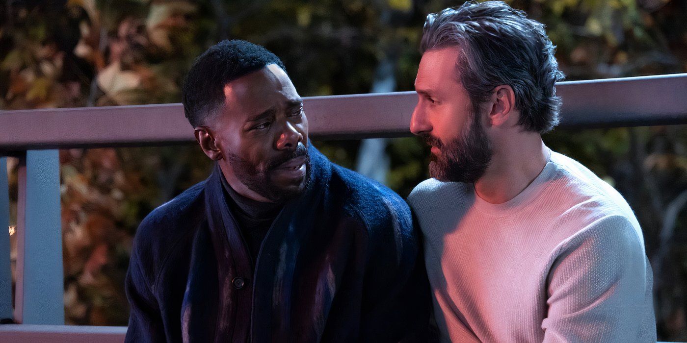 Colman Domingo as Danny and Marco Calvani as Claude in The Four Seasons